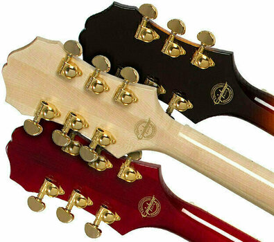 Halbresonanz-Gitarre Epiphone Joe Pass Emperor II Pro Wine Red - 4
