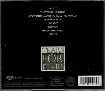 CD de música Tears For Fears - Songs From The Big Chair (CD) - 2