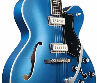 Halbresonanz-Gitarre Guild X-175 Manhattan Special Malibu Blue - 5