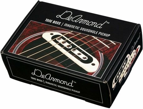 Pickup for Acoustic Guitar DeArmond Tone Boss Passive Humbucking Soundhole Pickup Brown - 3