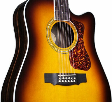 12-string Acoustic-electric Guitar Guild D-2612CE Deluxe Antique Burst - 6