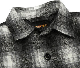 Ropa de ocio para motociclistas Deus Ex Machina Marcus Check Shirt Grey Plaid - 7