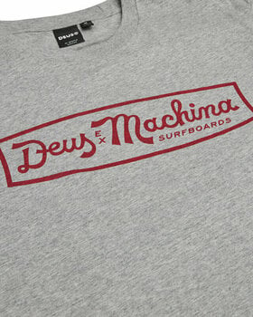 Maglietta Deus Ex Machina Insignia Tee Grey Marle S Maglietta - 6