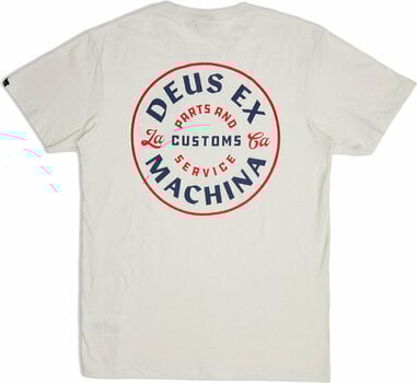 Tričko Deus Ex Machina Eclipse Tee Vintage White M Tričko - 5