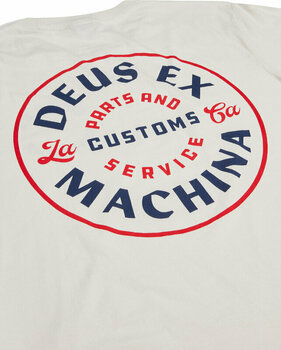Tričko Deus Ex Machina Eclipse Tee Vintage White M Tričko - 7