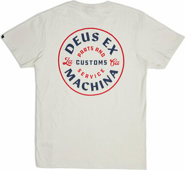T-Shirt Deus Ex Machina Eclipse Tee Vintage White 2XL T-Shirt - 5