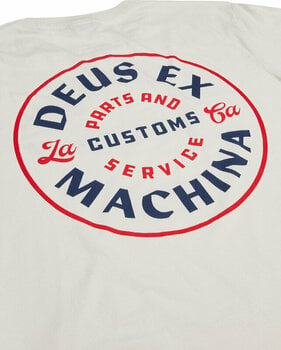 T-Shirt Deus Ex Machina Eclipse Tee Vintage White 2XL T-Shirt - 7