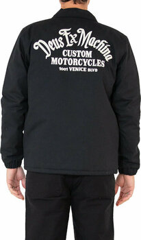 Motorcykel fritidstøj Deus Ex Machina Encounters Premium Coach Black XL Jakke - 3