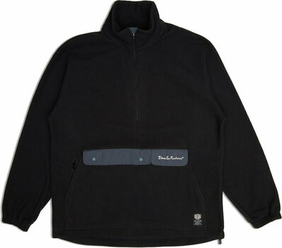 Hættetrøje Deus Ex Machina Ridgeline Fleece Pullover Coal Black 2XL Hættetrøje - 4