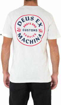 T-Shirt Deus Ex Machina Eclipse Tee Vintage White 2XL T-Shirt - 3