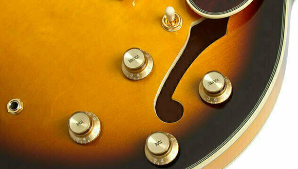 Semi-akoestische gitaar Epiphone Sheraton-II Pro Vintage Sunburst - 4