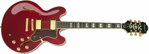 Semi-akoestische gitaar Epiphone Sheraton-II Pro Wine Red - 5