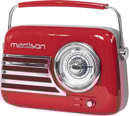 Retro Radio Madison Freesound-VR40R Red Retro Radio - 1