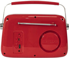 Retro Radio Madison Freesound-VR40R Red Retro Radio - 3