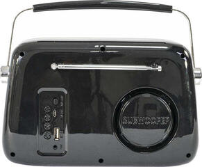 Retro Radio Madison Freesound-VR40B Black Retro Radio - 3