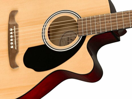 Elektro-akoestische gitaar Fender FA-135CE Concert WN Natural - 5
