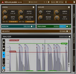 Studijski software plug-in efekt MELDA MDrumLeveler (Digitalni izdelek) - 2