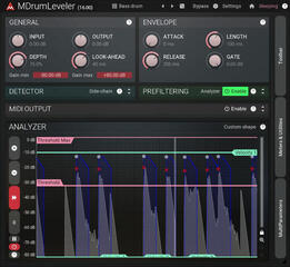 Studijski software plug-in efekt MELDA MDrumLeveler (Digitalni izdelek) - 4