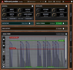 Studijski software plug-in efekt MELDA MDrumLeveler (Digitalni izdelek) - 5
