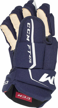 Hokejové rukavice CCM JetSpeed FT475 SR 13 Navy/White Hokejové rukavice - 3