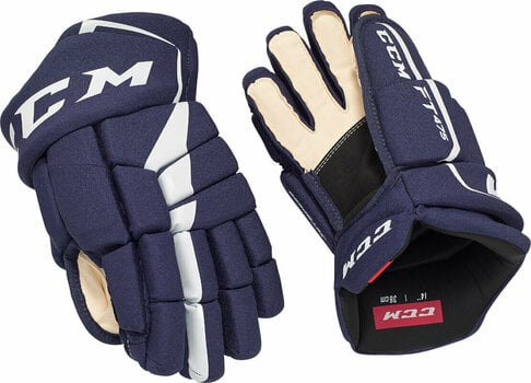 Hokejové rukavice CCM JetSpeed FT475 SR 14 Navy/White Hokejové rukavice - 2