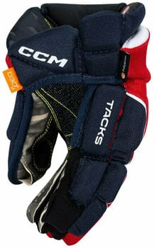 Hockey Gloves CCM Tacks AS-V JR 10 Black/White Hockey Gloves - 3