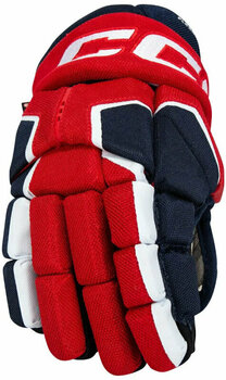 Hockey Gloves CCM Tacks AS-V JR 10 Navy/White Hockey Gloves - 4