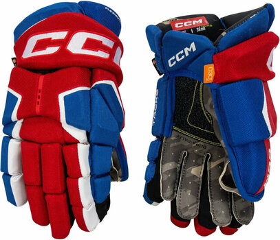 Hockey Gloves CCM Tacks AS-V SR 13 Black/White Hockey Gloves - 2