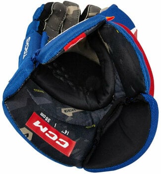 Hockey Gloves CCM Tacks AS-V SR 15 Black/White Hockey Gloves - 7