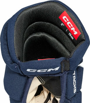 Hockey Gloves CCM Tacks AS 550 JR 11 Navy/White Hockey Gloves - 4