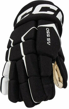 Hockey Gloves CCM Tacks AS 550 YTH 8 Navy/White Hockey Gloves - 4