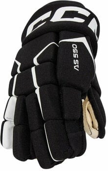Hockey Gloves CCM Tacks AS 550 YTH 9 Navy/White Hockey Gloves - 4