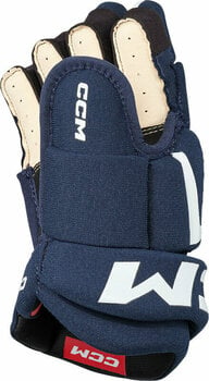 Hockey Gloves CCM Tacks AS 580 JR 10 Navy/White Hockey Gloves - 3