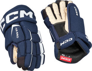 Hokejové rukavice CCM Tacks AS 580 JR 12 Navy/White Hokejové rukavice - 1