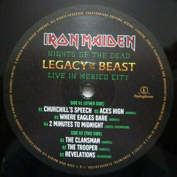 Vinyl Record Iron Maiden - Nights Of The Dead - Legacy Of The Beast, Live In Mexico City (3 LP) - 2