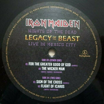 Vinyl Record Iron Maiden - Nights Of The Dead - Legacy Of The Beast, Live In Mexico City (3 LP) - 4