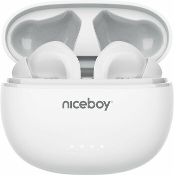 True Wireless In-ear Niceboy HIVE Pins 3 ANC Λευκό - 4