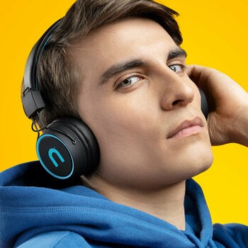 Wireless On-ear headphones Niceboy HIVE Joy 3 Black - 5