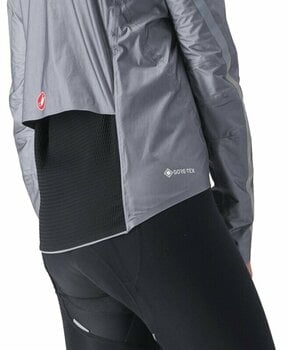 Cycling Jacket, Vest Castelli Tempesta Lite W Jacket Gray XS - 4