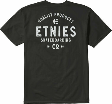 Camisa para exteriores Etnies Skate Co Tee Black/White S Camiseta Camisa para exteriores - 2