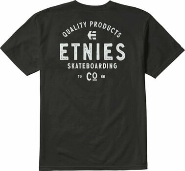Koszula outdoorowa Etnies Skate Co Tee Black/White S Koszulka - 2
