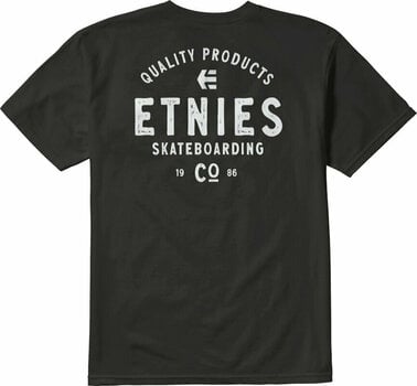 Outdoor T-shirt Etnies Skate Co Tee Black/White S T-shirt - 2