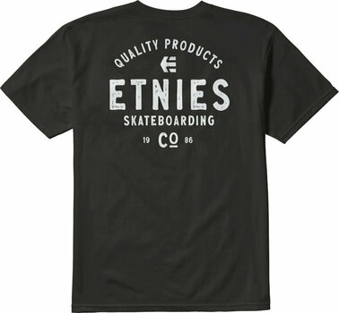 Outdoorové tričko Etnies Skate Co Tee Black/White M Tričko - 2