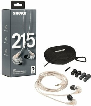 Sluchátka za uši Shure SE215-CL-EFS Clear - 3