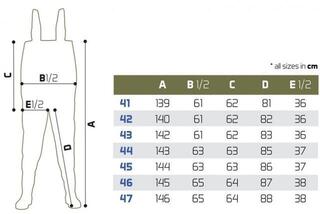 Melles csizma / Gázló csizma Delphin Chestwaders Hron - 41 Melles csizma / Gázló csizma - 7