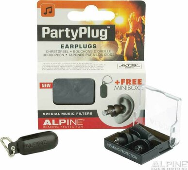 Earplugs Alpine Party Plug Black Earplugs - 7