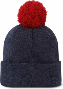 Winter Hat Footjoy Pom Pom Solid Knit Hat Heather Navy - 2