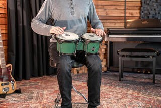 Bongo Meinl HB50FG Journey Series Forest Green Bongo - 6