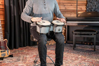 Bongo Meinl HB50UG Journey Series Ultimate Gray Bongo - 6
