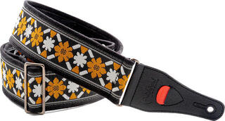 Kytarový pás RightOnStraps Legend Casino Kytarový pás Beige/Blanco/Negro,/Jacquard - 3